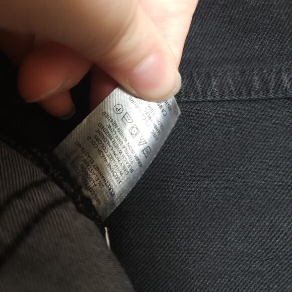 Loft High Waist Wide Leg in Black Size 31 - Picture 10 of 11